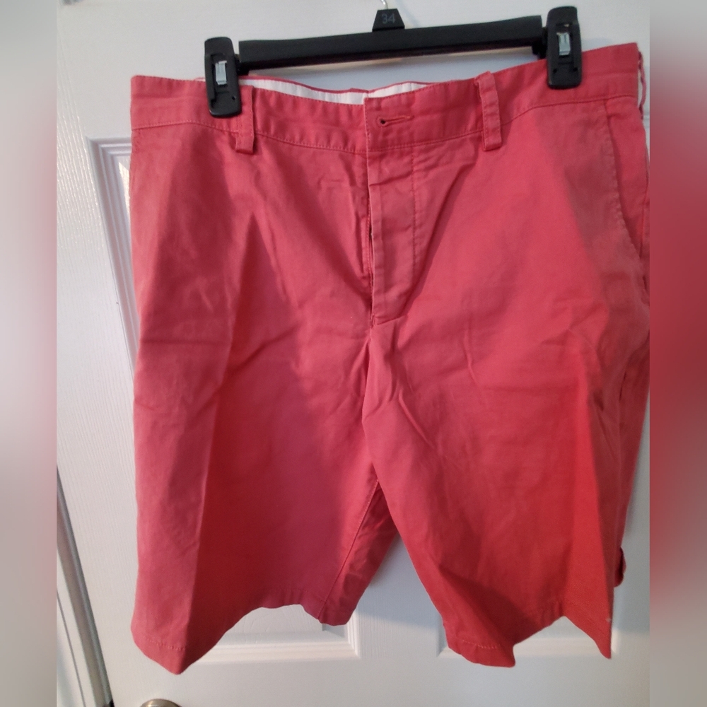 French Connection Pink Flat Front Shorts